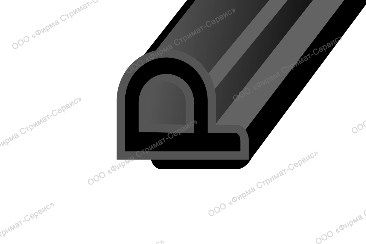 PS-39   (черный)    P   450м    уплотнитель   (2шт/уп) 9*5,5мм