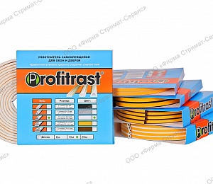 D    6м   красный  (уп.20шт)  уплотнитель  Profitrast